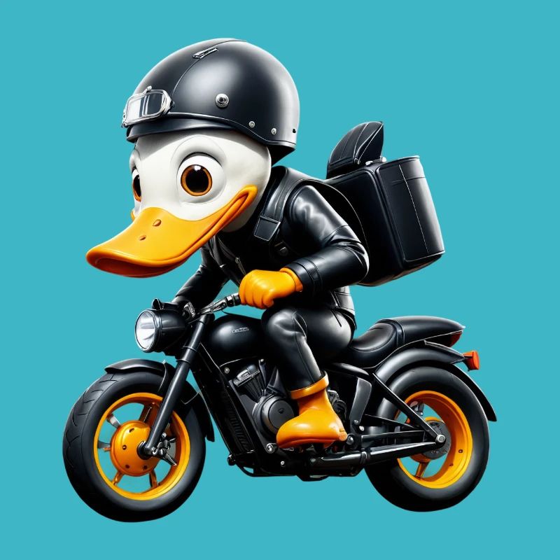 Biker Duck