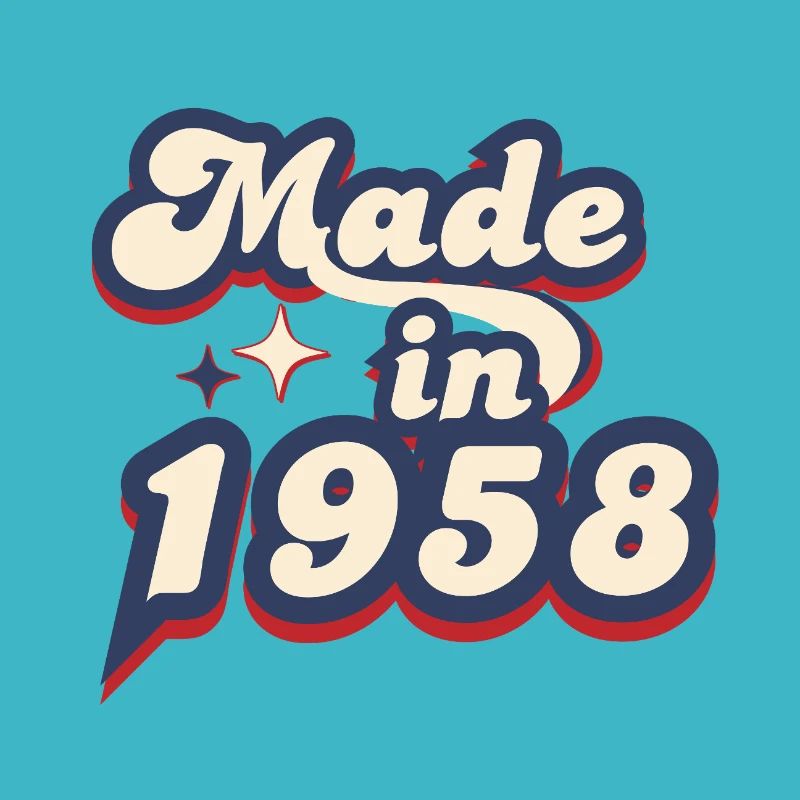 Made in 1958 Retro