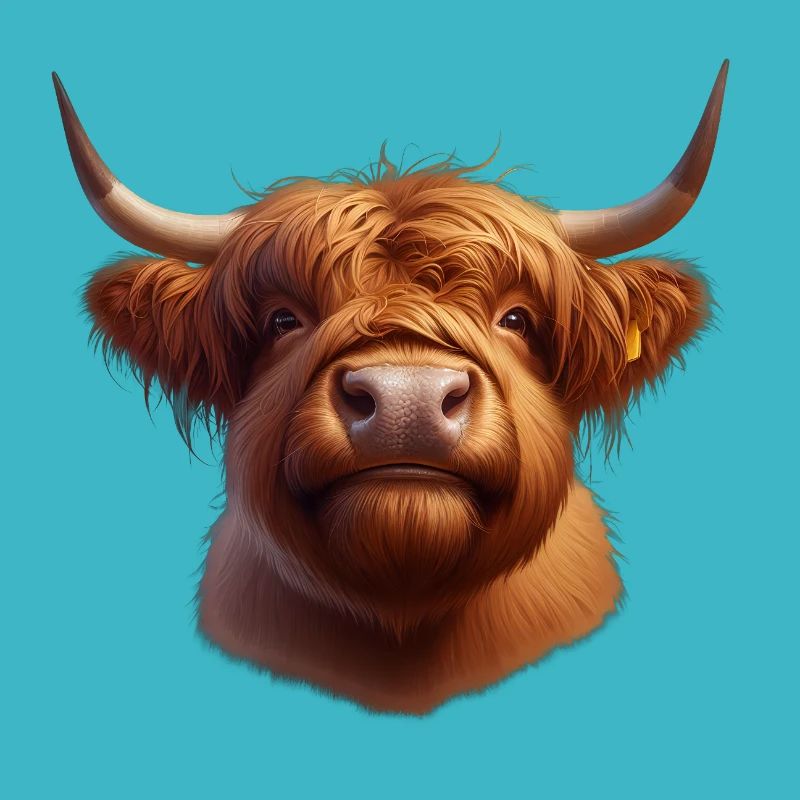 Tête de bœuf des Highlands 1