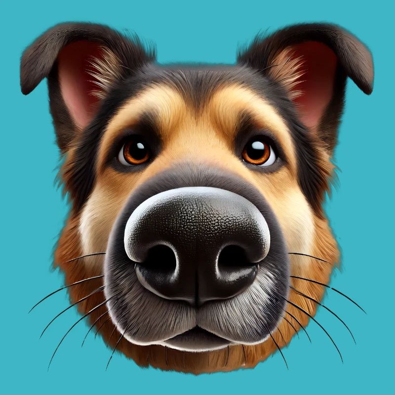 Dog Head 8 Shepherd Dog