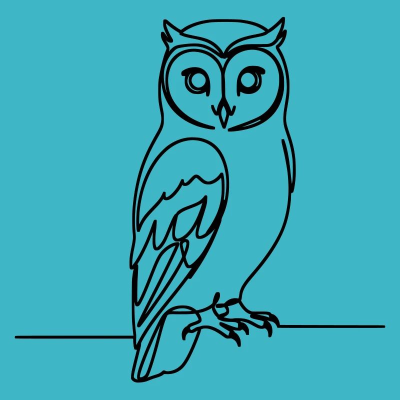 Eule Einzeilig