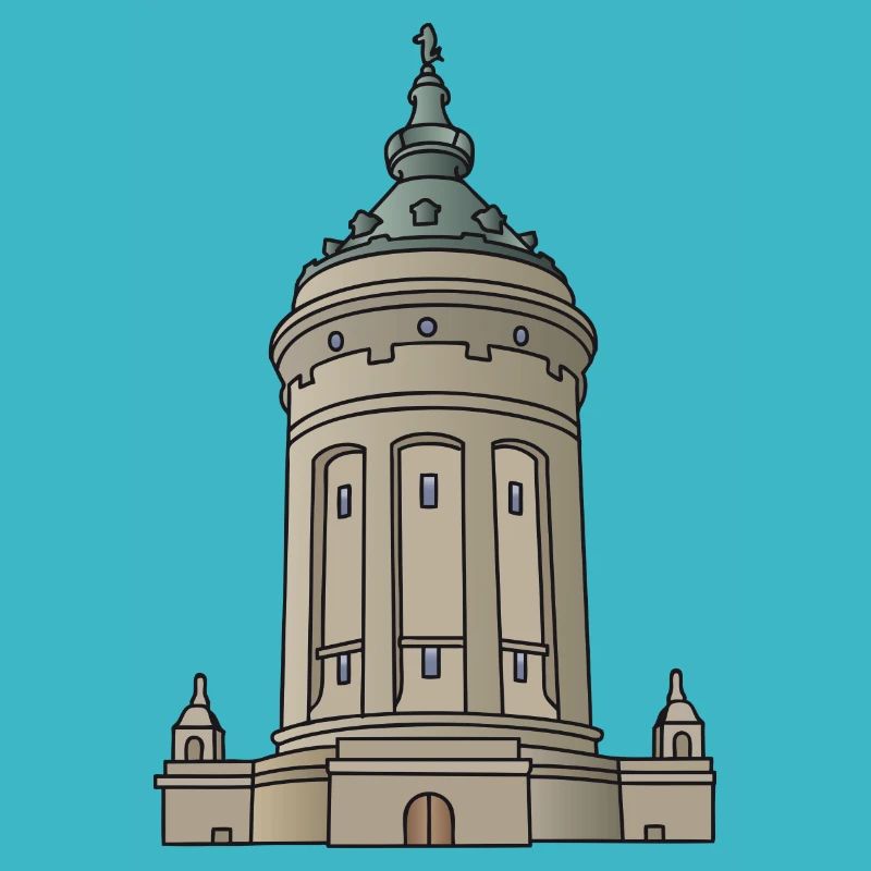 Château d'eau de Mannheim c