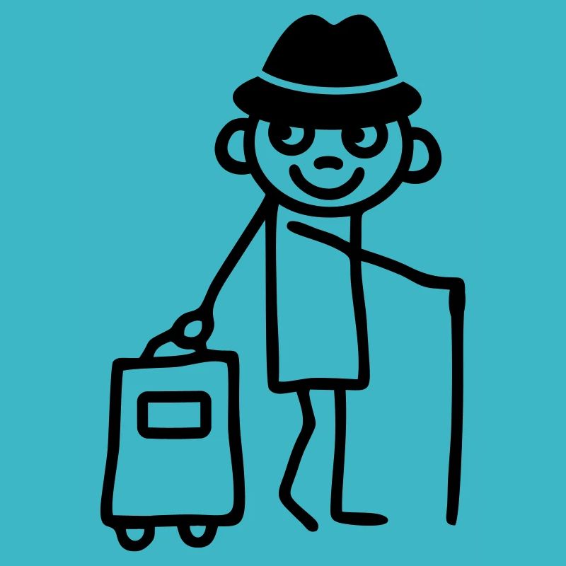 Man avec chariot