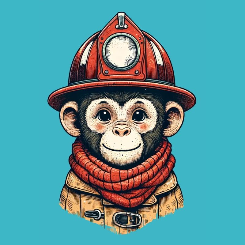 Pompier singe | Sapeurs-pompiers Äffle