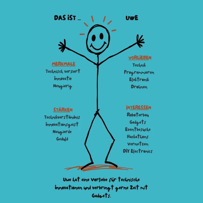 Das ist Uwe Technikenthusiast