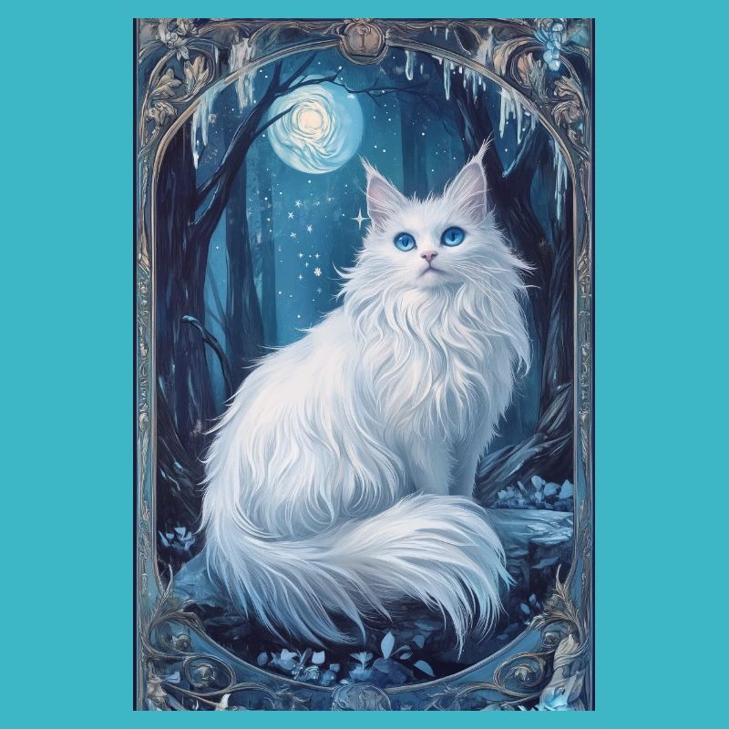Cloudtail Cloud Tail Beau chat blanc hiver