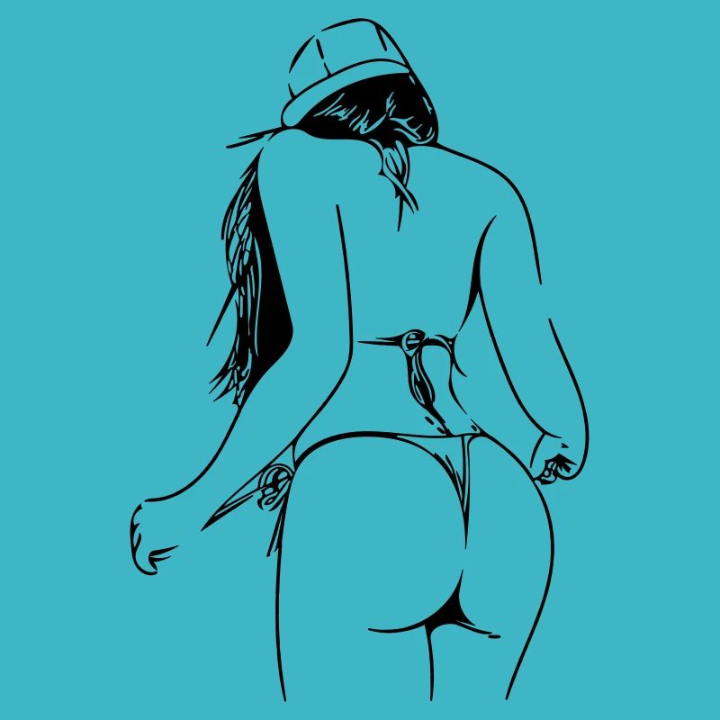 Dame im Bikini