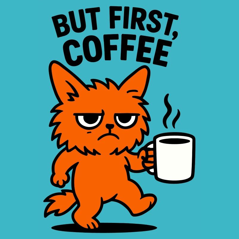 Mais d’abord chat café