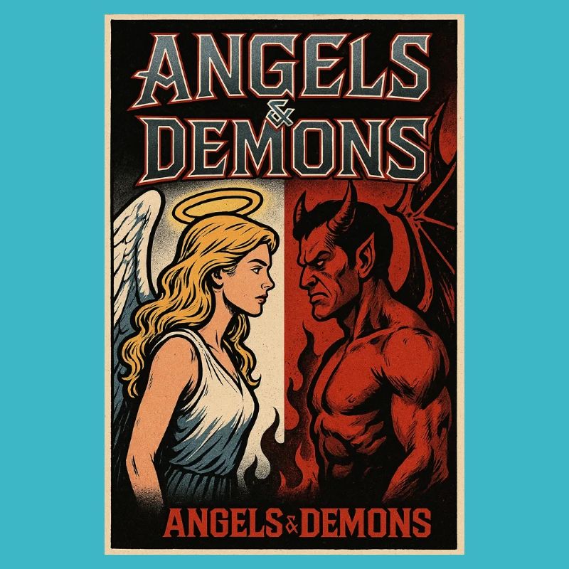 Engel und Dämonen - Vintage Poster 01