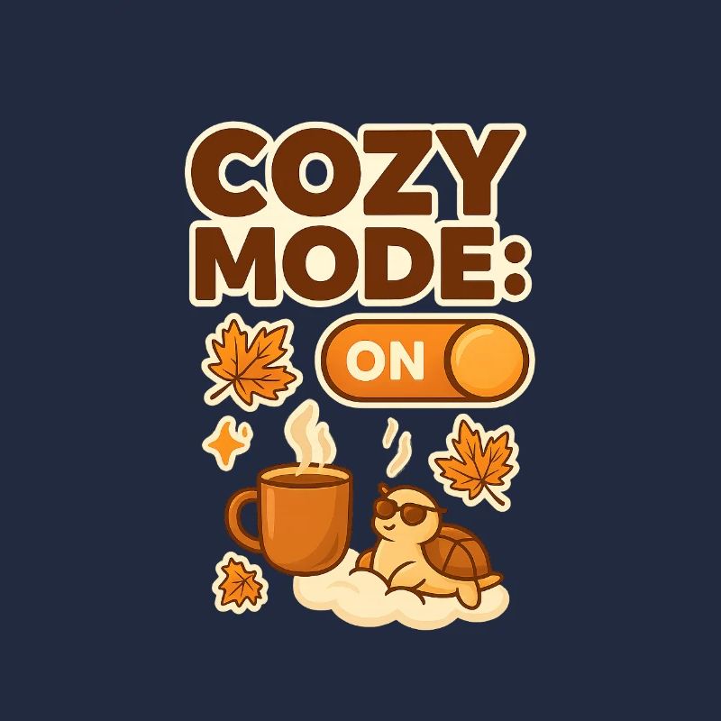 Cozy Mode: Herbsttee Schildkröte