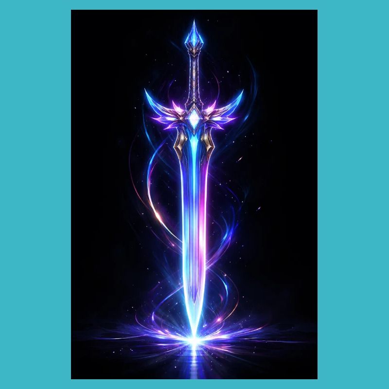 Épée astrale néon