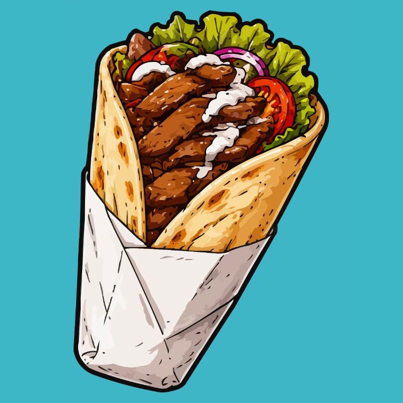 Crispy Chicken Burrito Wrap