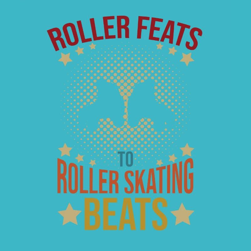 Roller Skater Party Roller Skating Beats Gift Idea