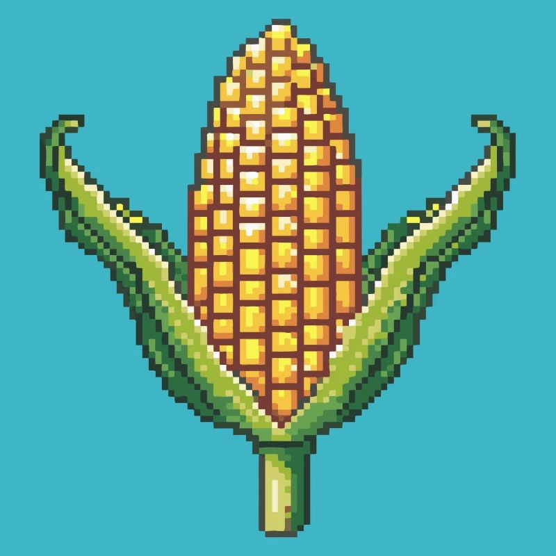 Icône pixel de maïs