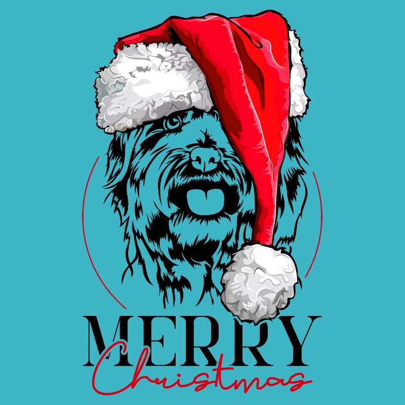 Père Noël Cairn Terrier joyeux Noël chiens Wilsigns