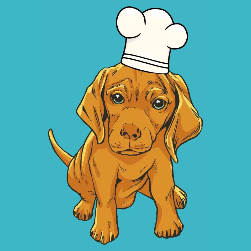 Chef chef hat dog