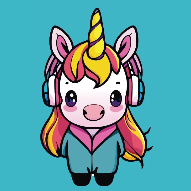 Cute Animals Einhorn 02