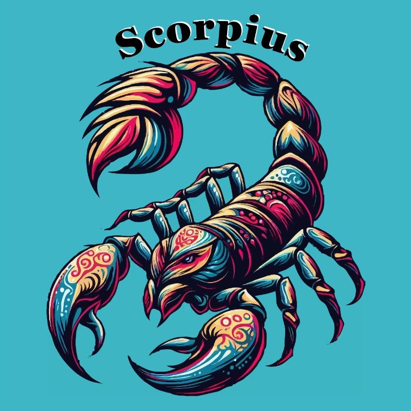 Scorpion Scorpion coloré