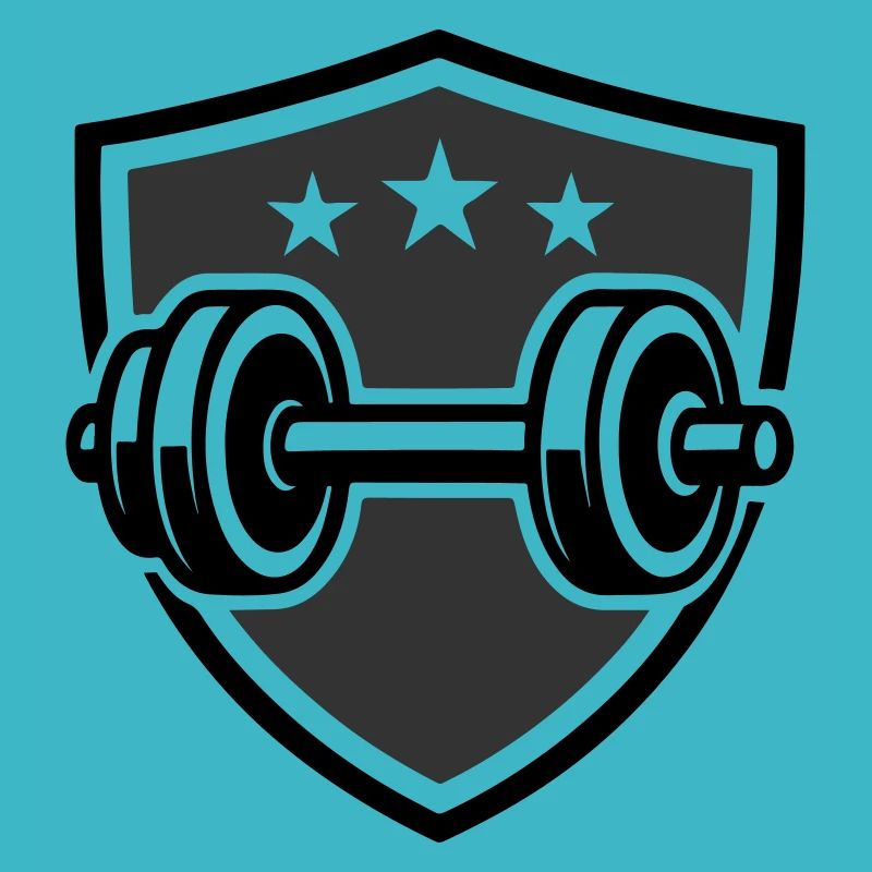 Haltères Poids Gym Logo