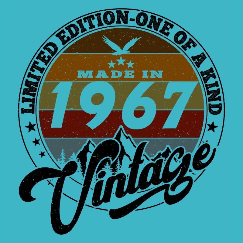 Eleganter Vintage: 1967 Retro Geschenk 1967 2025