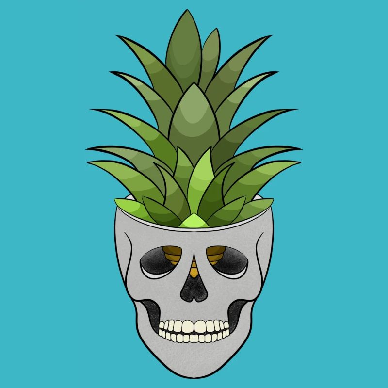 Ananas Schädel