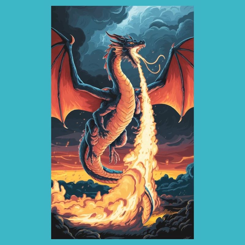 FEUERSPEIENDER DRACHE