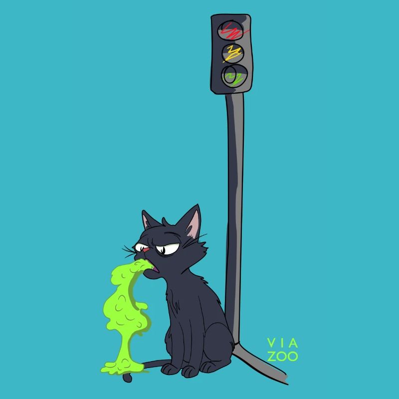 Chat malade Viazoo