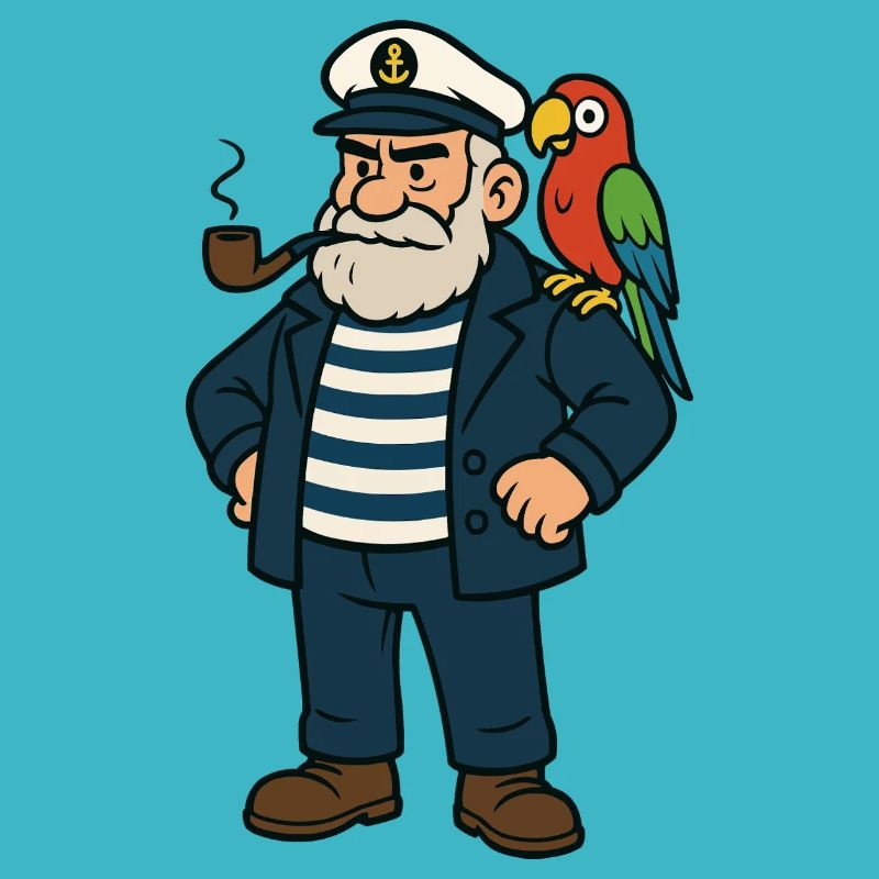 Bande dessinée de marin