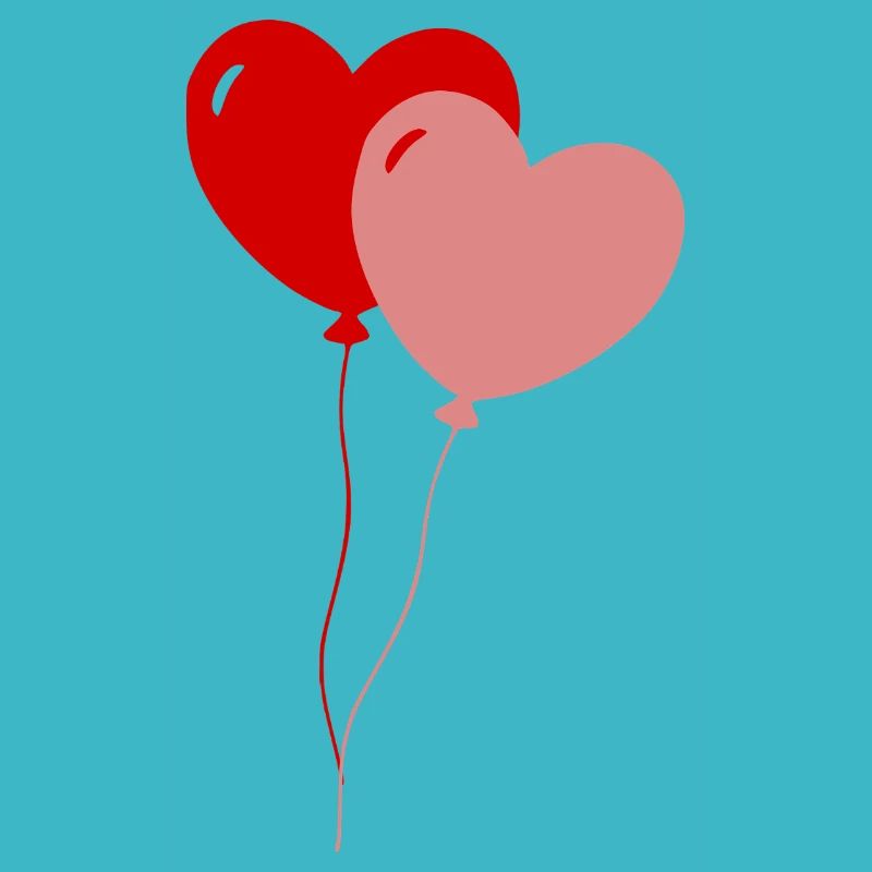 Herz-Luftballons