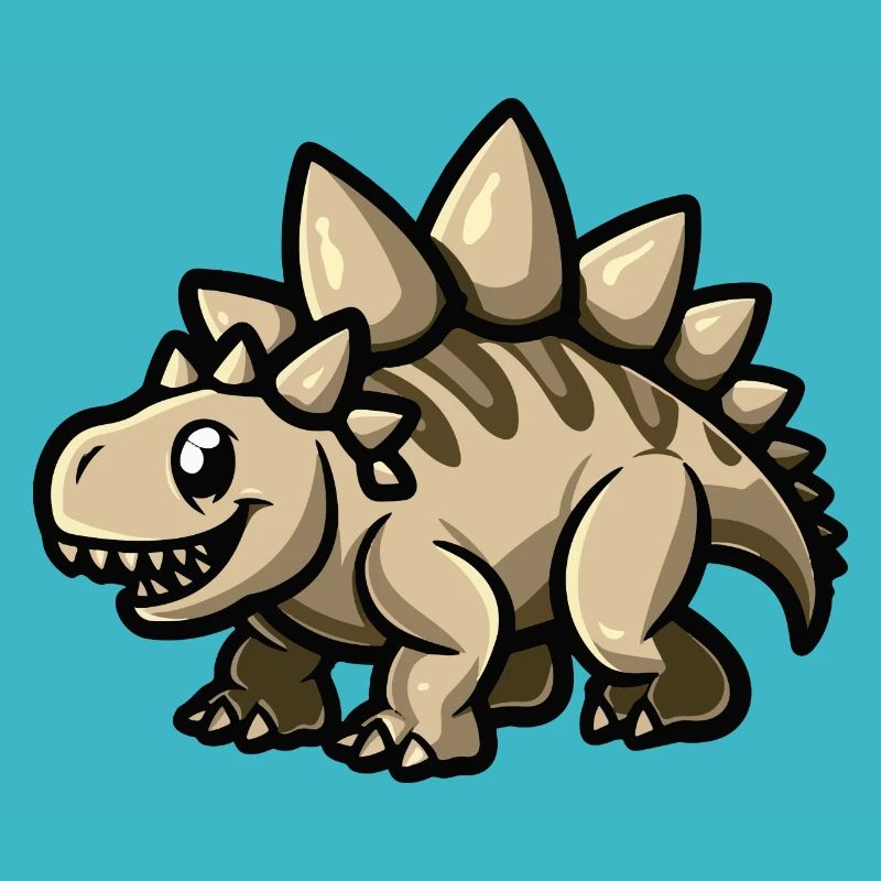 Dinosaur Stegosaurus Comic