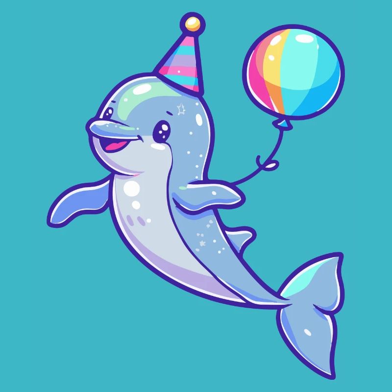 Dauphin Anniversaire Bébé