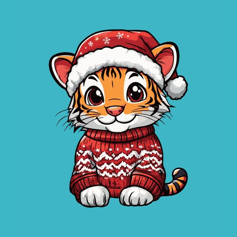 Bande dessinée de Noël Tigre