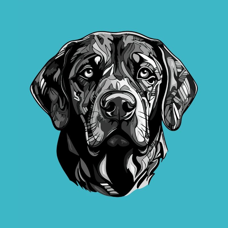 Labrador Hund Kopf