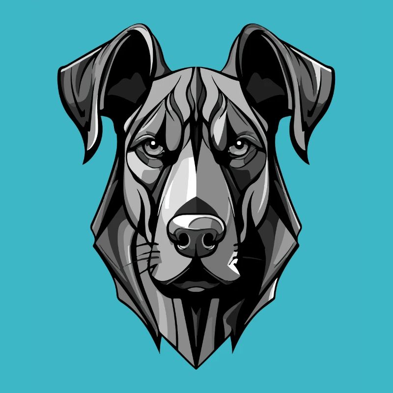 Great Dane Hund Kopf