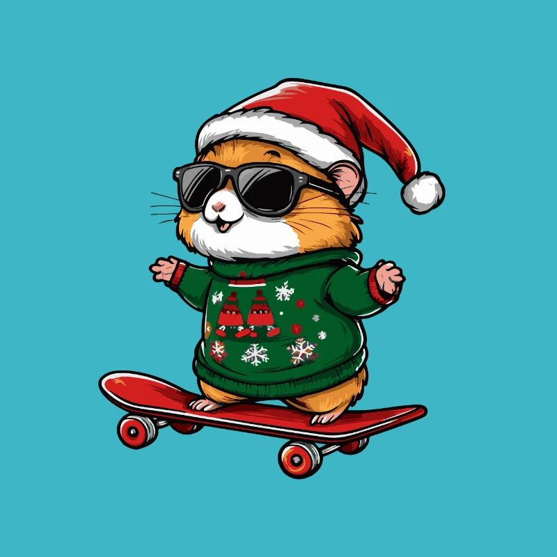 Hamster Noël drôle