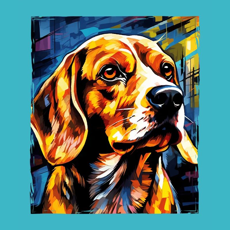 Portrait de chien Beagle