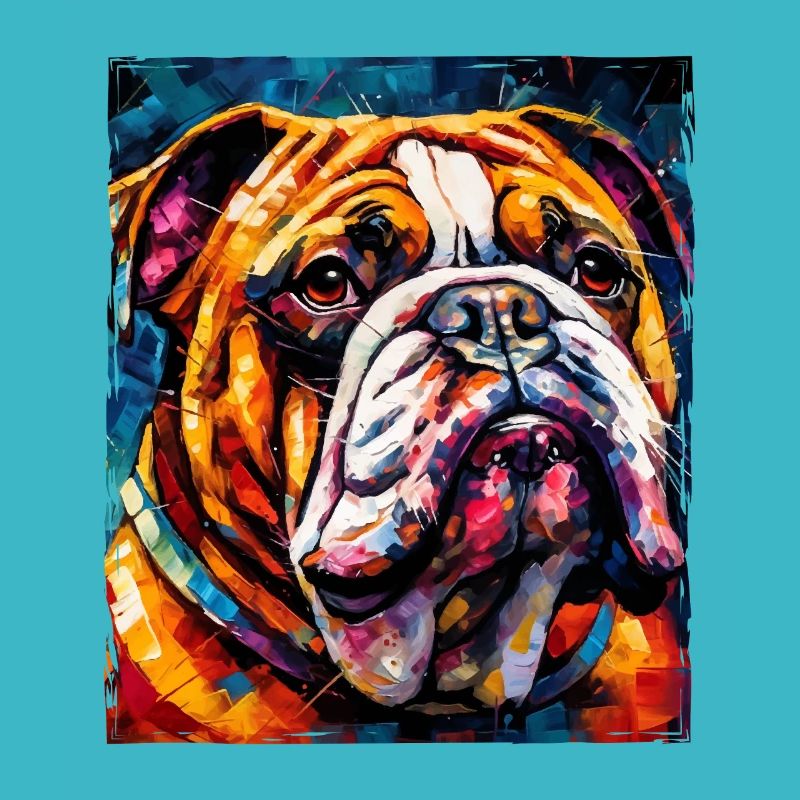 Portrait de chien bouledogue
