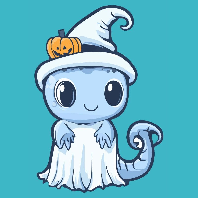 Echse Halloween Comic Geist