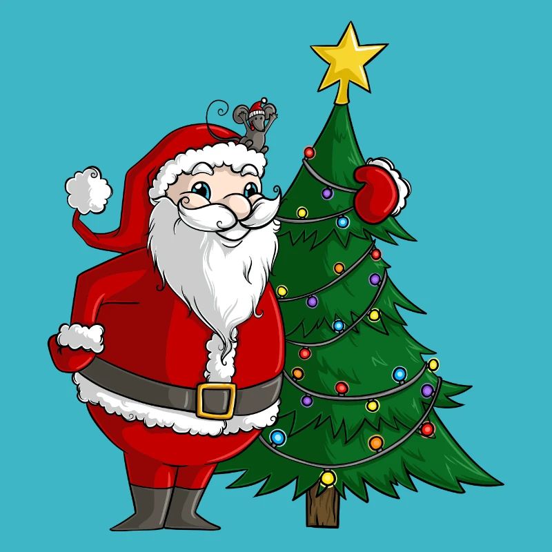 bande dessinée mignonne Père Noël