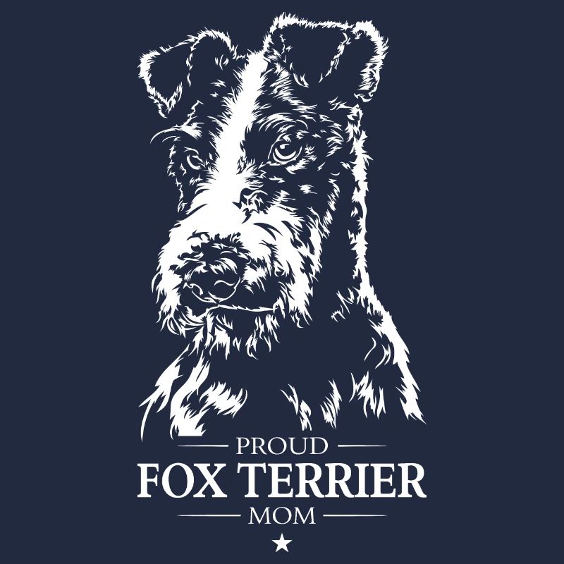 Fox Terrier Mom Hunde Hund Foxterrier Wilsigns