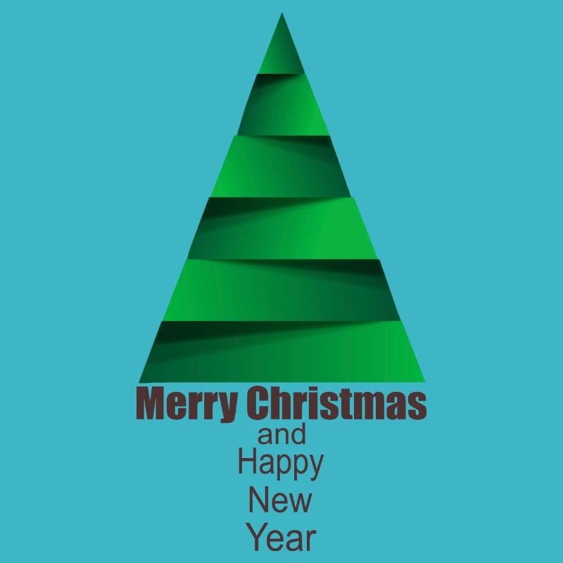 Moderner Weihnachtsbaum Modern Christmas Tree