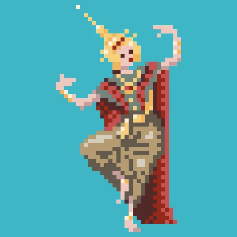 8bit thai dancer