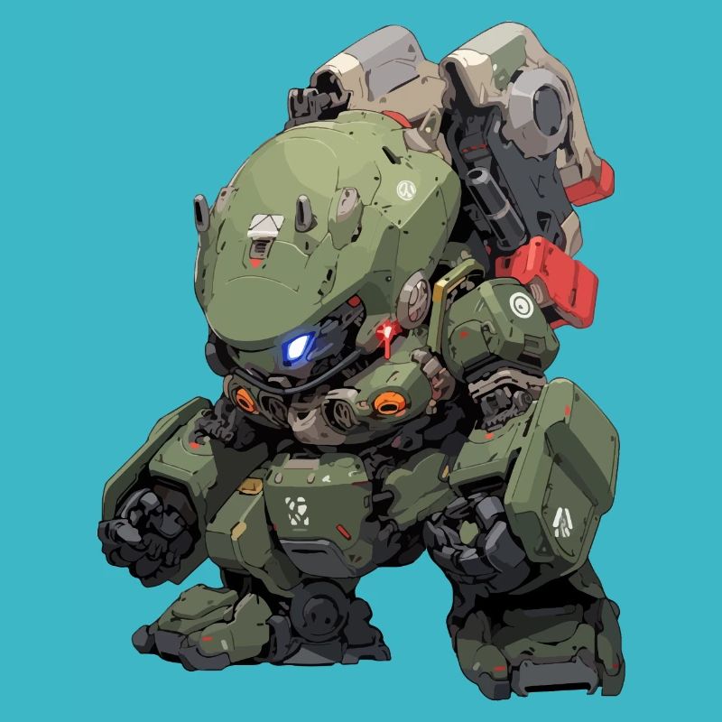 Robot de combat Chibi