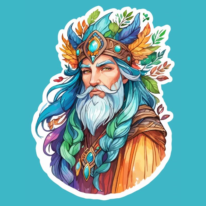 Druide Wasserfarben