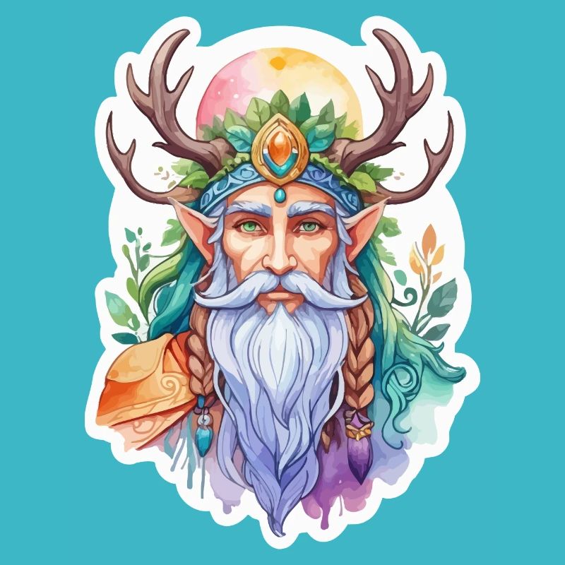 Druide Wasserfarben