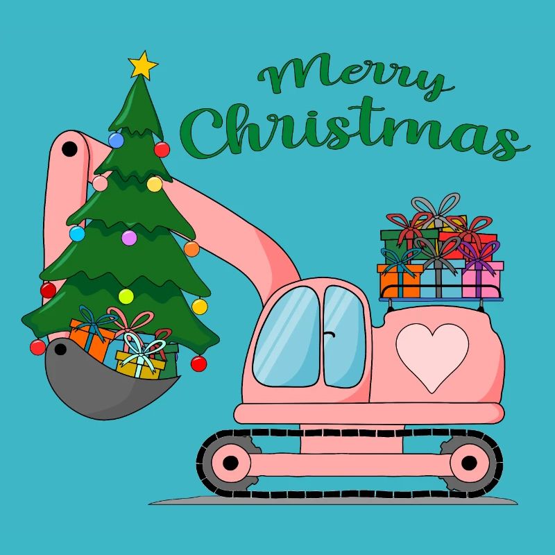 Bagger Merry Christmas Rosa