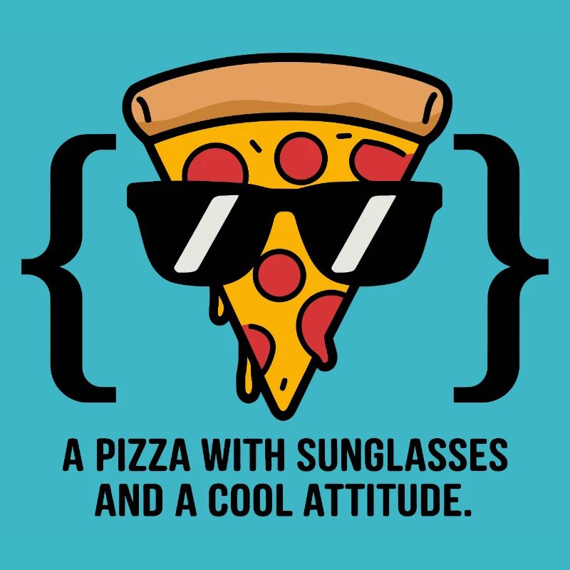 Coole Pizza Slice Sonnenbrille