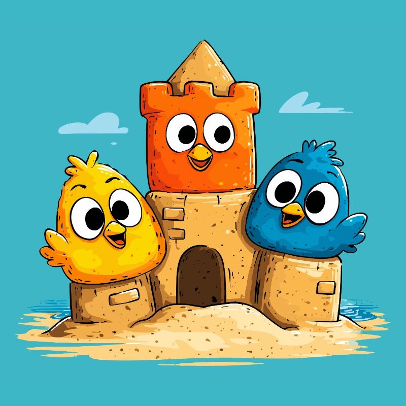 Sandcastle Trio bunt