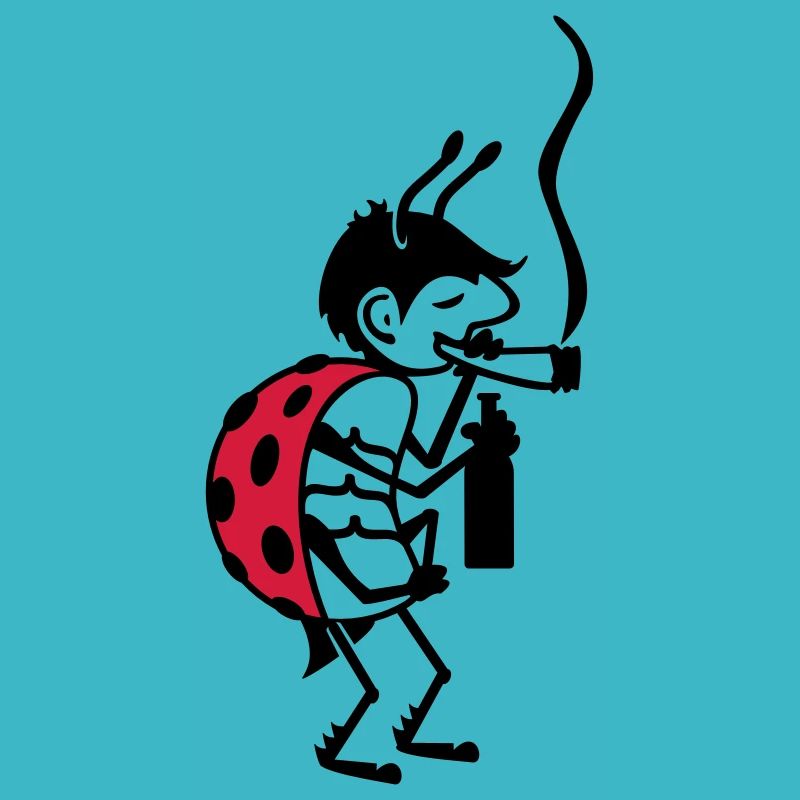 Kiffer-Käfer / pothead ladybug (2c)