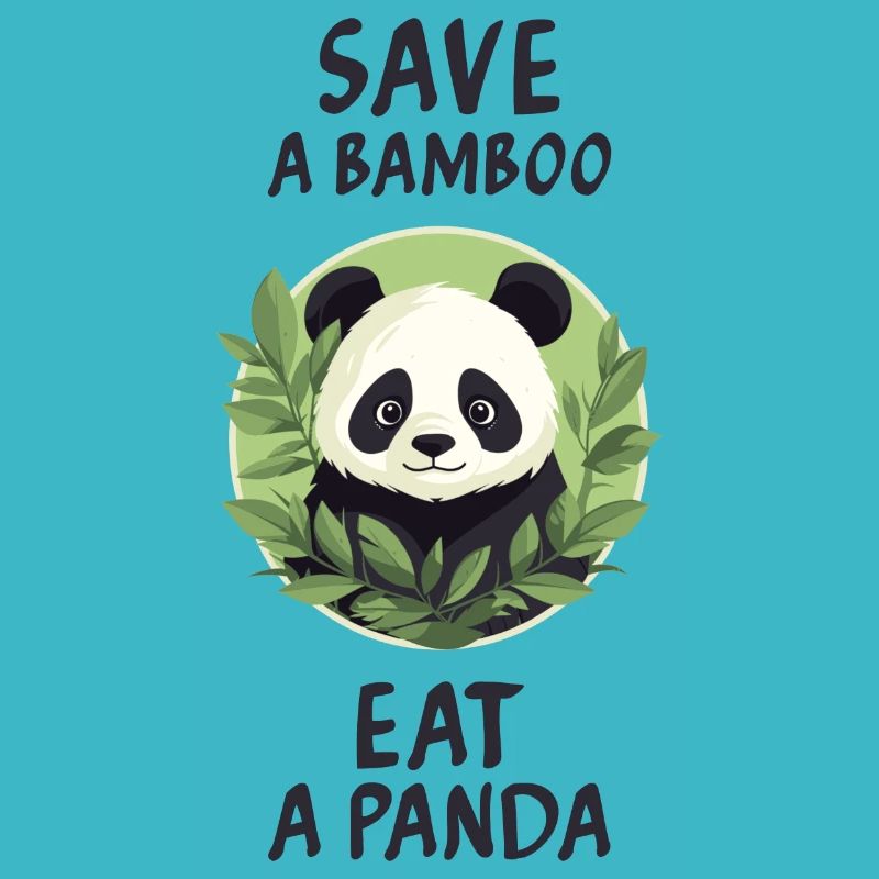 Save a bamboo, eat a panda.